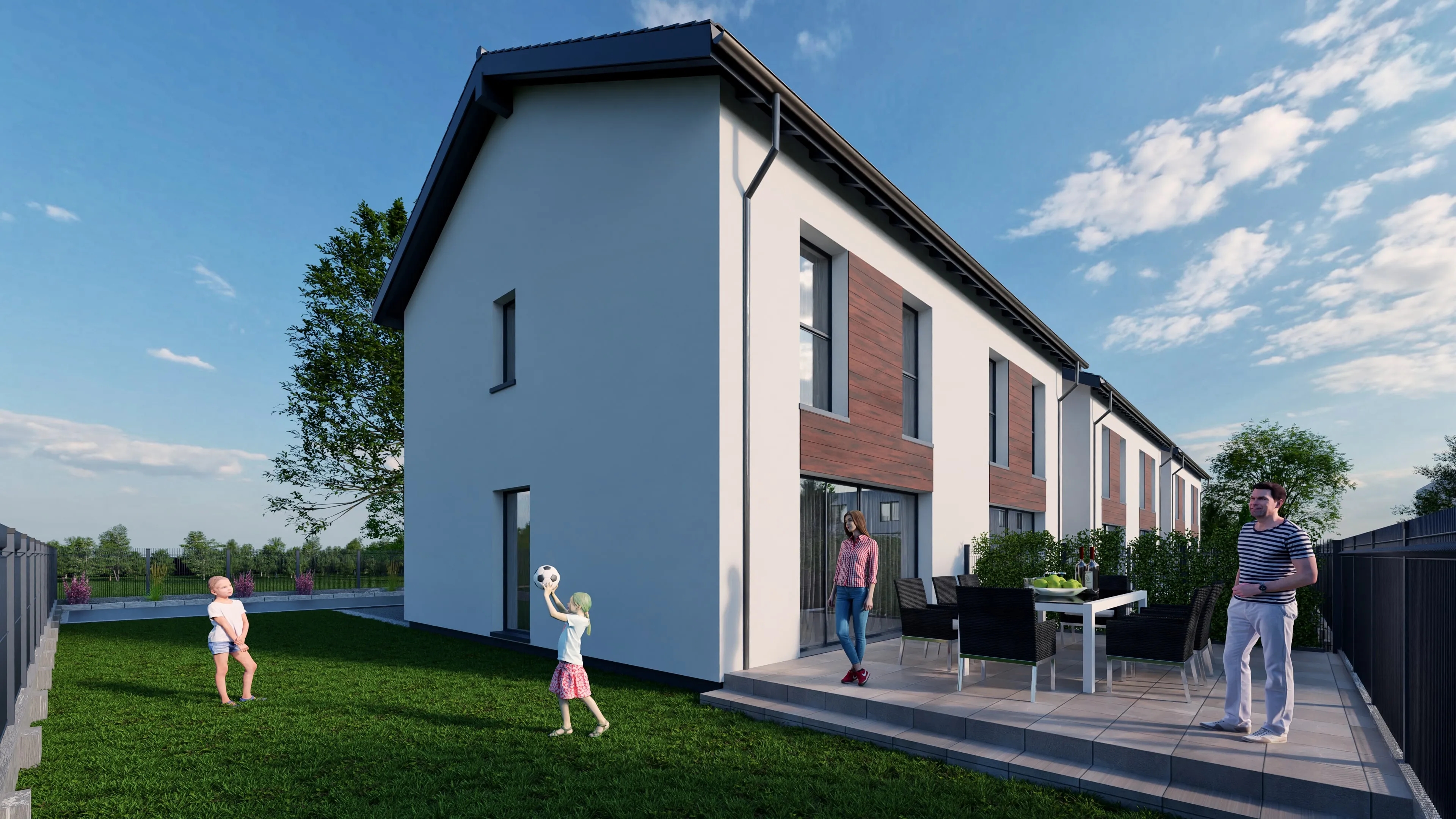 Wizualizacja budynku niska - 3