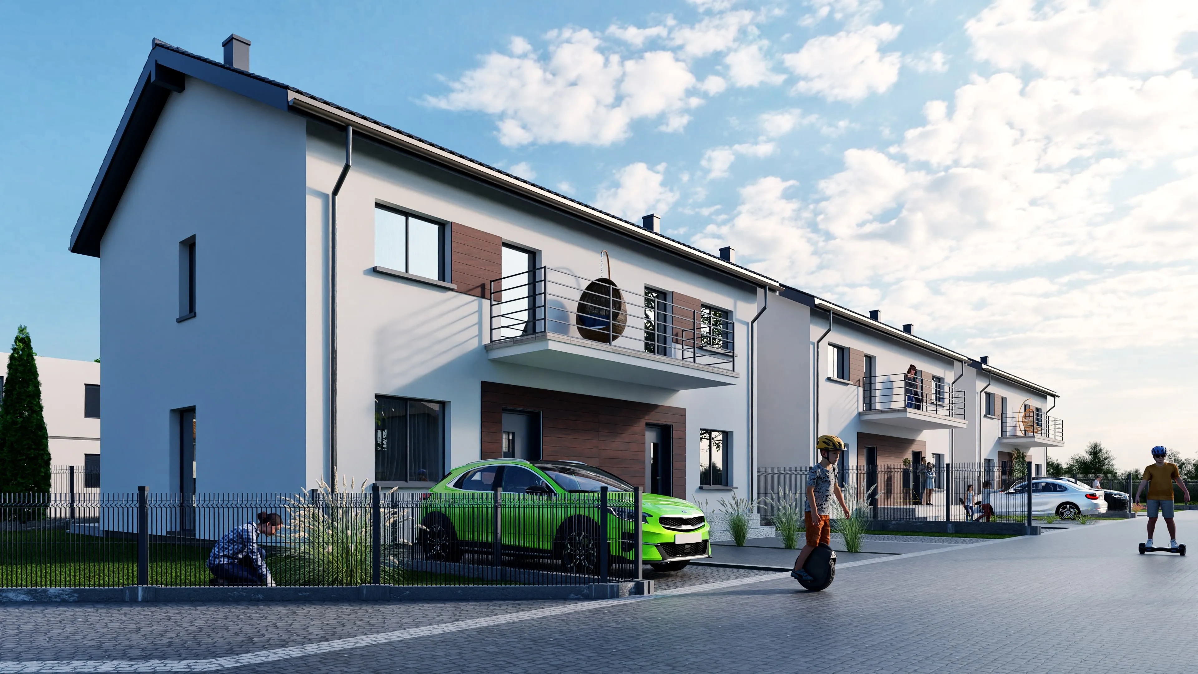 Wizualizacja budynku niska - 4